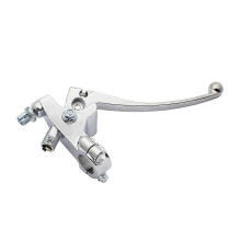 7/8 "22mm Vorne Motorrad Hydraulische Bremspumpe Master Zylinder Silber Links Rechts Disc Bremshebel