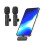 Microfono Lavalier wireless, microfono da bavero per trasmissione, set di microfoni per registrazione 5
