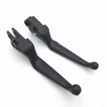 Schwarz Aluminium Motorrad Bremse Kupplung Hebel Hand Hebel Für Harley Touring Dyna Softail 1996-2007