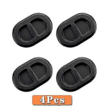 4 stücke/8 stücke Schwarz Bodenwanne Ablassschraube Hinten Bodenwanne Körper Stecker Kleine Gummi Stecker