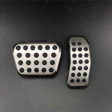 Accessori per auto, copri pedali in acciaio inossidabile per Ford Fiesta Ecosport, copri pedali per