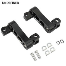 Motorrad Einstellbare Passagier Fußrasten Mount Kit Autobahn Peg Clamp Extensions Halterung Für Harley