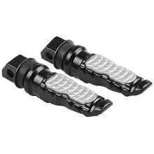 8mm Loch Motorrad Hinten Passagier Fußrasten Pedale 2 stücke Fußstütze Motorrad Pedal Änderung Aluminium