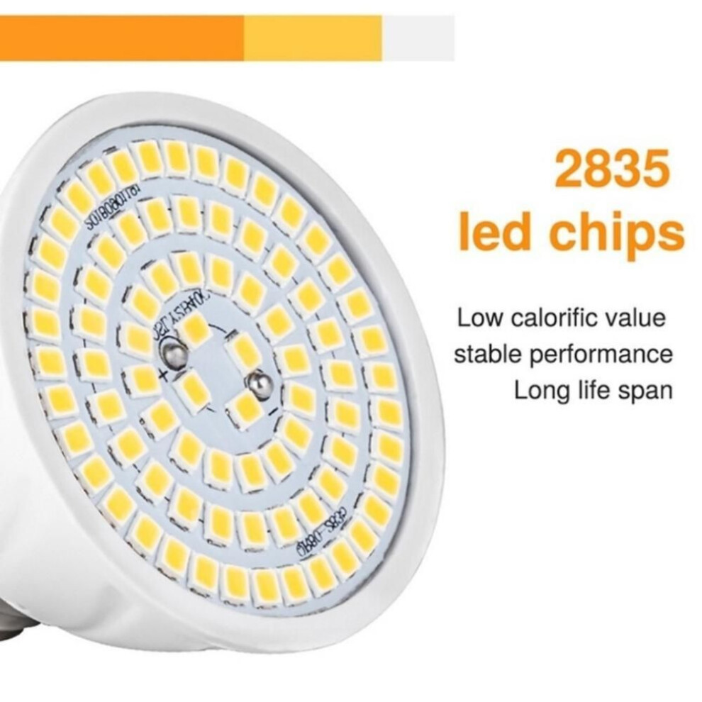 (white, GU10 220V 7W 2PCS) Gu10 Led E27 Lamp E14 Spotlight Bulb 48 60 80leds Lampara 220v Gu 10 Bombillas Led Mr16 Gu5.3 Spot Light Home