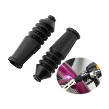 (As show, One size) 10pcs MTB Mountain Bicycle V Brake Cable Rubber Boot Protection Sleeve Cover