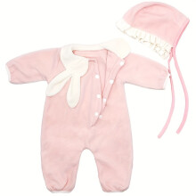 (Pink Color) Doll'S Clothing for Reborn Doll, Silicone Doll'S Outfit for 45.72 cm to 55.88 cm Dolls- Doll Play Set Dressing Clothes