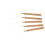 (As show, One size) 5 Pieces Wooden Handle Hair Extensions Loop Needle Threader Pulling Hair Care Styling Tools 1