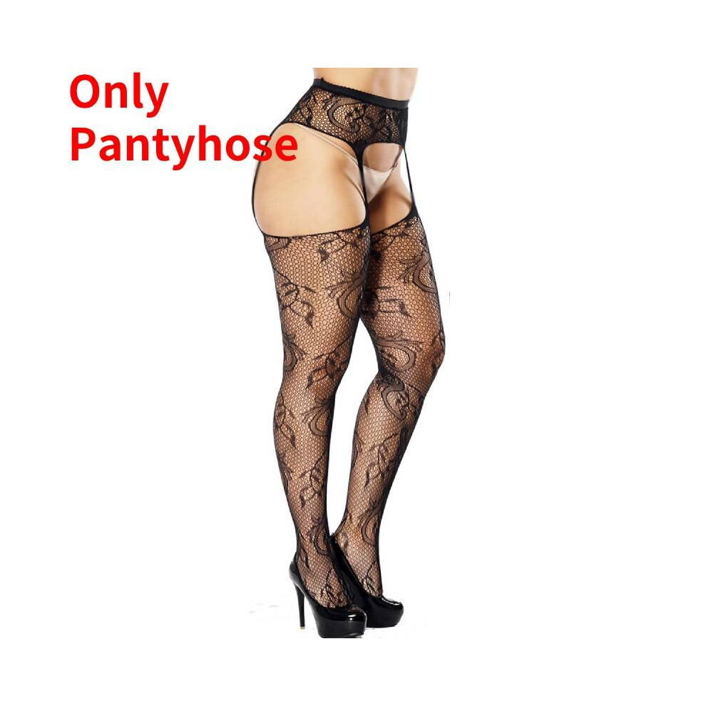 (Style K)Lingerie sexy femme bas résille dentelle collants vêtements sous vêtement