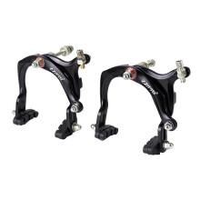 (As show, One size) 2Pieces Brake Caliper 70-90mm Reach Mountain Clamp Front Rear Black