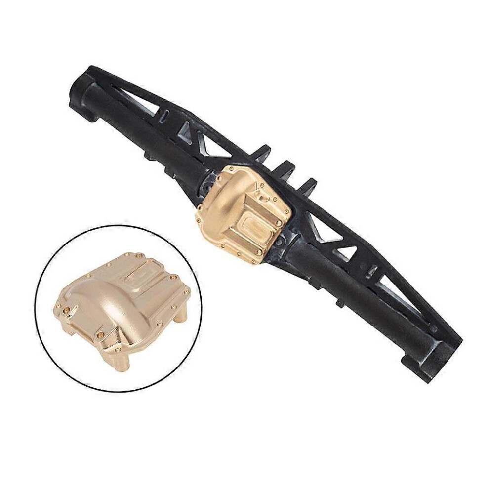 (As Show, One Size) Axle Brass Diff Cover-Axles Gear Cover For Scx6 1/6 Axial Rc Crawler Car 5413693830680