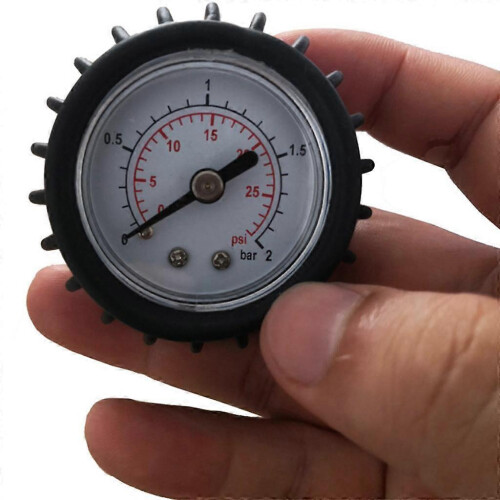 (As show, One size) 2bar Barometer Pressure Gauge Thermometer for Checking