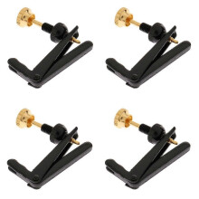 (As show, One size) 4pcs Cello Fine Tuners String Adjusters for Violin Cello Accessories 4-4-3-4