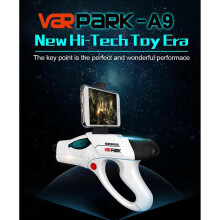 (A9 with amplifier, One size) 3D Augmented Reality Game Gun Shooting Games DIY Toy Gun A9