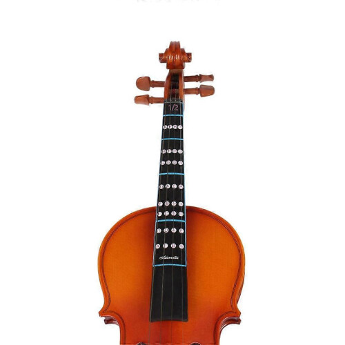 (As show, One size) 1/2 Violin Beginners Students Fingerboard Position Sticker Finger Chart 1