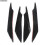 4 stuks koolstofvezel auto bumpervin canard splitter diffuser spoiler luchtmes 5