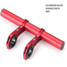 10/20cm Carbon Fiber Fietsstuur Verlengde Beugel Koplamp Montage Computerhouder Legering Aluminium