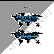 Tenere 700 1200 Stickers voor Yamaha Super Tank Pad Protector Kofferbak Bagage Koffers Embleem Symbool