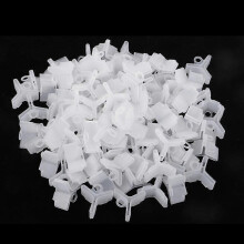 (L, One size) 100pcs Fishing Treble Hooks Case Bonnet Protector Cap Cover Safety Holder - L