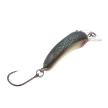 (Cyan, One size) Mini Minnow Fishing Lure Artificial Hard Simulation Bait Crankbait Cyan