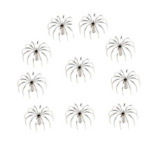 (2.8cm, One size) Pack Of 10pcs Sea Fishing Squid Jig Hook Saltwater Fishing Lures Hard Baits - 2.8cm