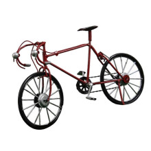 (As show, One size) Red 1:10 Diecast Bike Bicycle Model Replica Cycling Toy Collectables Gifts for Children Adults