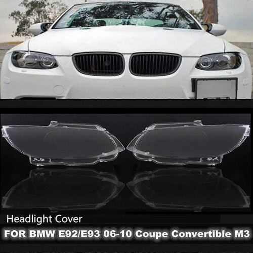 Auto Front Scheinwerfer Objektiv Abdeckung Für BMW E92 E93 2006 2007 2008 2009 2010 Auto Shell Scheinwerfer 1