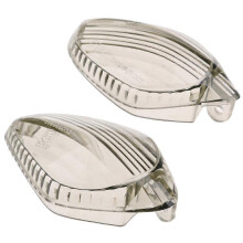 (As show, One size) Motorcycle Turn Signal Turn Signal Light Flashing Lens for Nc700 / S / X Nc750x / S - Grey