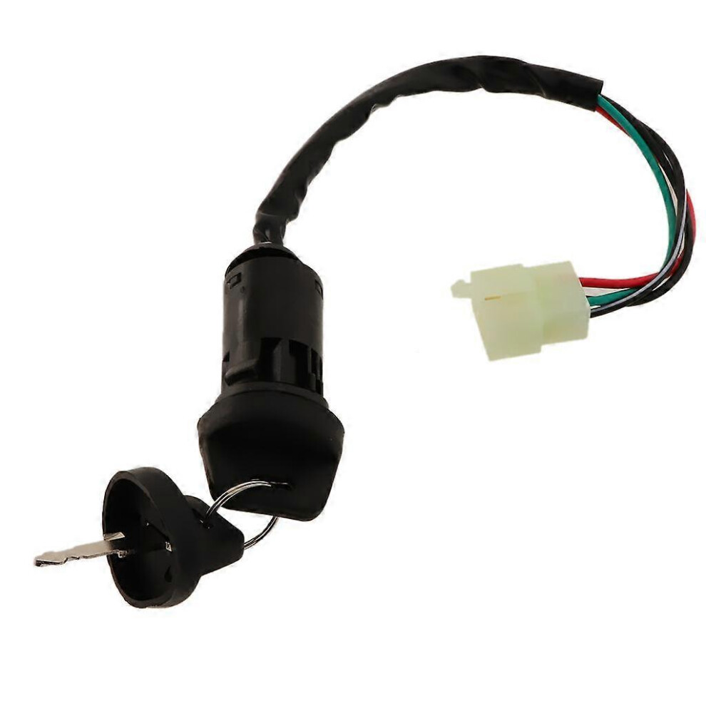(A Type, One Size) Ignition Switch Cylinder Lock+2 Keys For Motorbike Dirt Bike Quad Bike Atv A Type Black 4634036102481