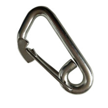 (12 x 120mm, One size) Marine Stainless Steel Spring Snap Hook 4 Sizes from 6mm to 12mm 6 x 60mm