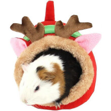 (As show, One size) Heyone Pet Nest Mini Hamster Bed,Small Pet Animals House,Removed and Washed