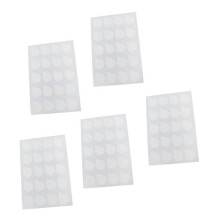 (As show, One size) 100Pcs Disposable Eyelash Glue Holder Pallet Easy Helpful Eyelash Extension Glue Pads