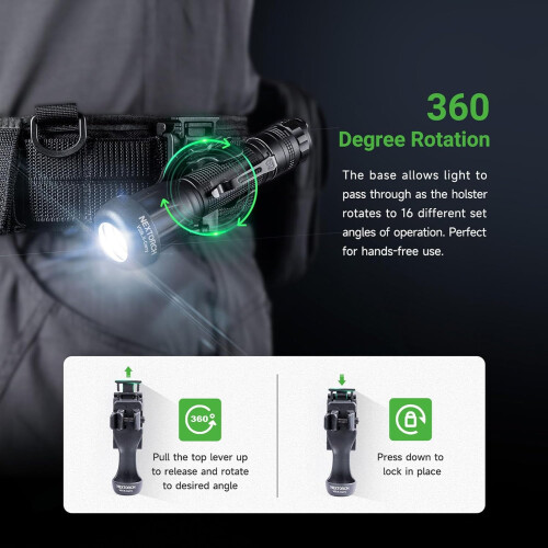 Nextorch V55 X-Carry Quick Draw Flashlight Torch Holster 2