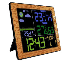 (As show, One size) Wireless Weather Forecast Station Indoor Outdoor Thermometer Hygrometer