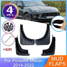 4x Vorne Hinten Kotflügel Für Porsche Macan 2014 ~ 2022 Fender Splash Guards Schmutzfänger Upgrade Rad