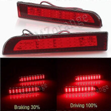 Led Rot Hinten Stoßstange Reflektor Licht Für Mitsubishi Lancer 2008 2009 2010 2011 2012 2013-14 Schwanz