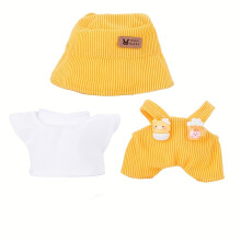 (Yellow) The 3pcs Suspender Set ,Suitable for Giving Your 17cm Doll a Charming And Fashionable Appearance, compatible with LABUBU