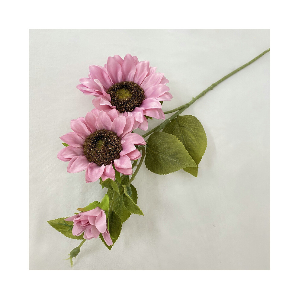 (Purple)Flor Artificial Girasol Boda Hotel Restaurante Escritorio DecoracióN Adorno-image