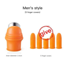 (orange, Men) Picking Vegetable Thumb Knife Picking Pepper Bean Angle Iron Nail Picking Vegetable Picking Agricultural Picking Magic Tool