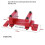 (As show, One size) 2pc CNC RC Aero-model Engine Bench Work Stand Fits Mayatech Gasoline Engine 2
