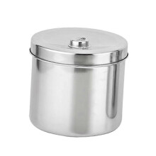 (16cm, One size) Stainless Steel Cotton Disinfection Container Tank Box - 14cm