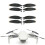 (White, One size) 4Pcs Propellers Foldable Quick-Release Propeller Blades for DJI Mavic Mini Drone - Golden 2