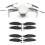 (White, One size) 4Pcs Propellers Foldable Quick-Release Propeller Blades for DJI Mavic Mini Drone - Golden 1
