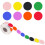 (As show, One size) 1 Inch Round Removable Color-Code Dot Stickers, Inventory Labels, 500/Roll 1