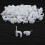 (4mm, One size) PE Plastic Flat Wire Cable Clips High Carbon Steel , White, 4mm 4