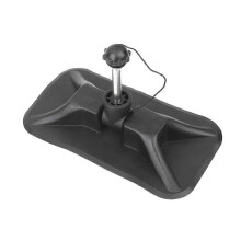 (As show, One size) 360 Degree Rotating Universal Boat Kayak Canoe Paddles Oars Lock Hook Mount Black
