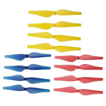 (As show, One size) 12Pcs Durable Plastic Blade Propellers Props for DJI Tello Drone DIY Parts