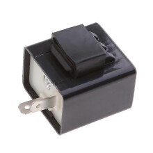 (As show, One size) Motorcycle 2 Pin Speed Adjustable LED Indicator Flasher Relay Resistor Fix