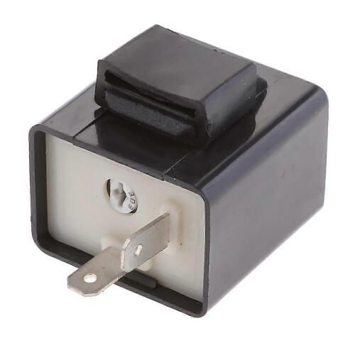 (As show, One size) Motorcycle 2 Pin Speed Adjustable LED Indicator Flasher Relay Resistor Fix 2