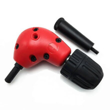 (As show, One size) 3/8inch 90 Degree Right Angle Power Drill Corner Attachment Chuck Adapter