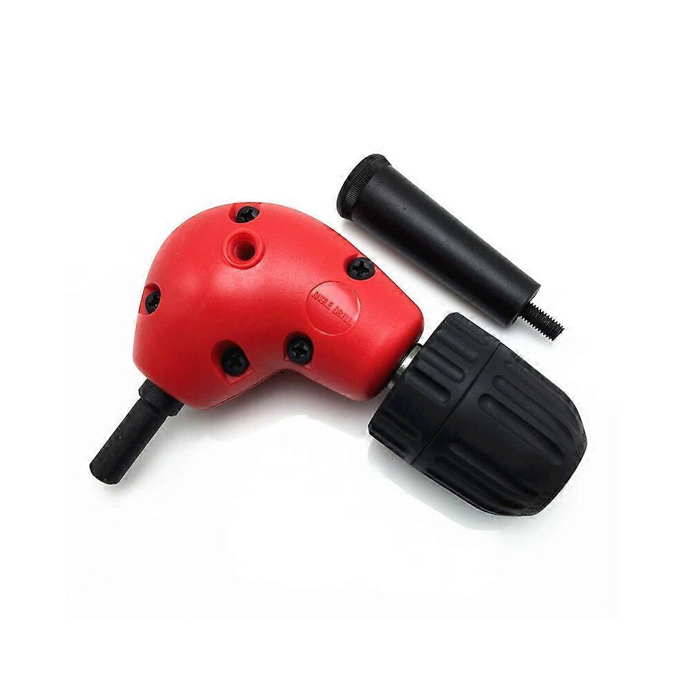 (As Show, One Size) 3/8Inch 90 Degree Right Angle Power Drill Corner Attachment Chuck Adapter 5413693828045